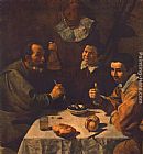 Diego Rodriguez De Silva Velazquez Famous Paintings - Breakfast